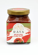 Jar of Raya Panang Curry Paste on a white background