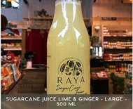 Large Sugarcane Juice - Lime & Ginger - 500ml